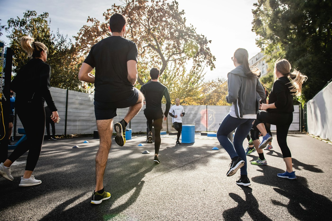 Group outdoor training session